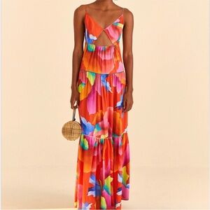 FARM Rio Ombre Chita Maxi Dress Sz. S